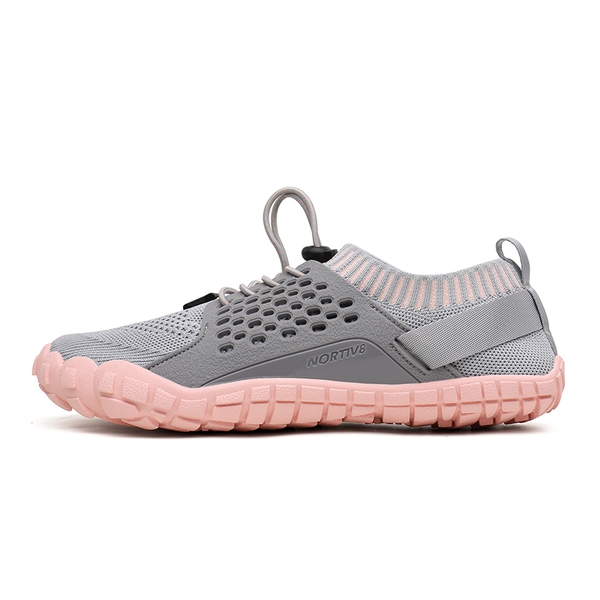 Women's Quick-Dry Aqua Water Shoes - LIGHT GREY PINK - 1